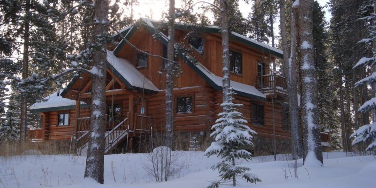 Bear Cabin in the winter!