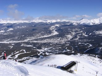Highest Chair lift in North America Imperial Express SuperChair Breckenridge