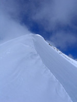 spindrift on Peak 10 east ridge